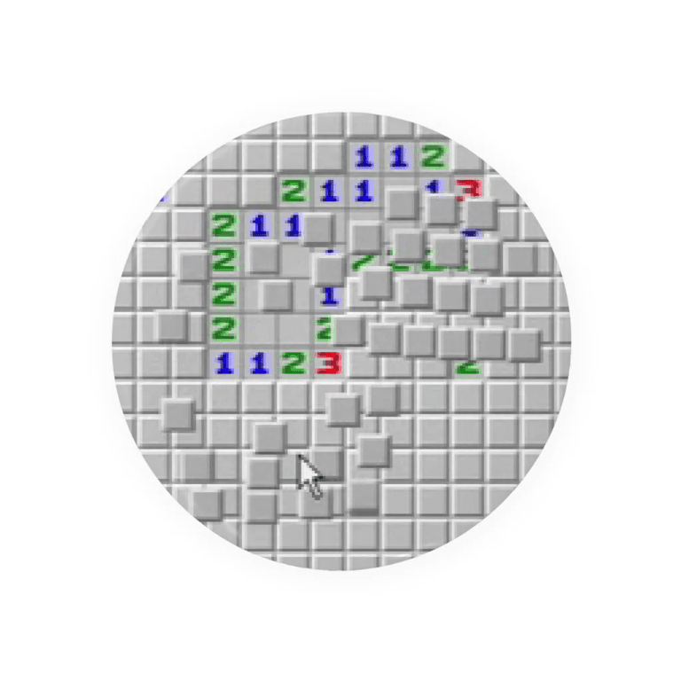 マインスイーパカオスの缶バッジ